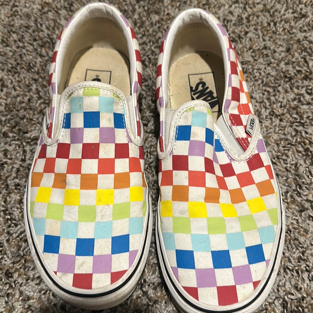 Women’s size 8 rainbow Vans